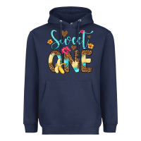 Navy sweet one banana Heavyweight Hoodie - Artiststas