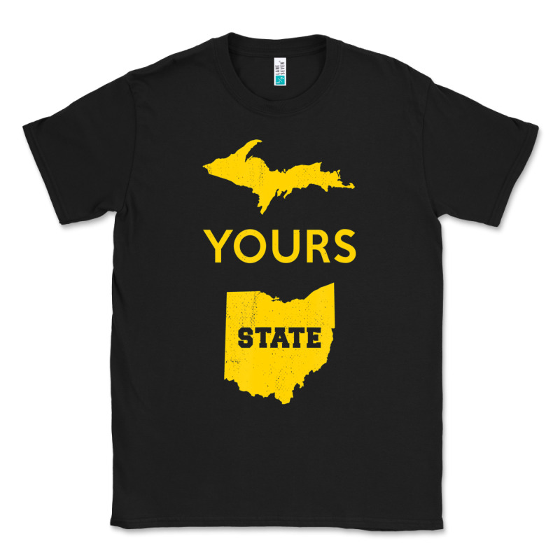 Up Yours State Of Ohio Funny Anti Oh Pro Michigan Meme Classic Tee by minhPixels | Teevron