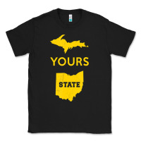 Black Up Yours State Of Ohio Funny Anti Oh Pro Michigan Meme Classic Tee - minhPixels