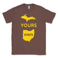 Chestnut Up Yours State Of Ohio Funny Anti Oh Pro Michigan Meme Classic Tee - minhPixels