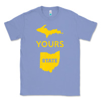 Colony Blue Up Yours State Of Ohio Funny Anti Oh Pro Michigan Meme Classic Tee - minhPixels