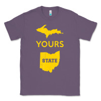 Lavender Up Yours State Of Ohio Funny Anti Oh Pro Michigan Meme Classic Tee - minhPixels