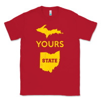 Red Up Yours State Of Ohio Funny Anti Oh Pro Michigan Meme Classic Tee - minhPixels
