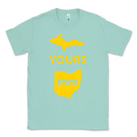 Seafoam Up Yours State Of Ohio Funny Anti Oh Pro Michigan Meme Classic Tee - minhPixels