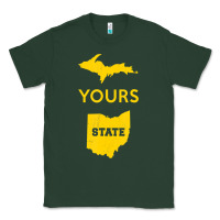 Sports Green Up Yours State Of Ohio Funny Anti Oh Pro Michigan Meme Classic Tee - minhPixels