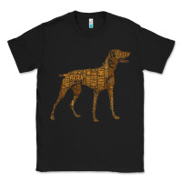 Black Vizsla Dog Owner Funny Gift I Love My Vizsla Dog Vizsla Classic Tee - minhPixels