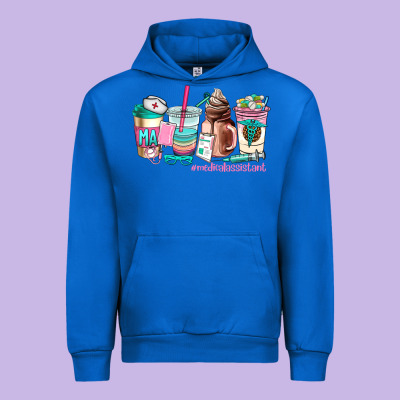 Medical Assistant Coffee Cup Urban Hoodie Designed By Adodesignshop