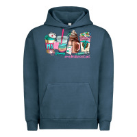 Pigment Midnight Navy medical assistant coffee cup Urban Hoodie - AdoDesignShop