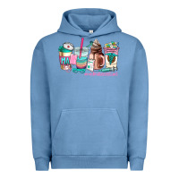Pigment Pebble Blue medical assistant coffee cup Urban Hoodie - AdoDesignShop