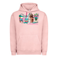 Pigment Salmon medical assistant coffee cup Urban Hoodie - AdoDesignShop