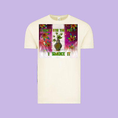 I Don't Stir The Pot I Smoke It Vintage Tee Designed By Tumblerdesignbyshophia