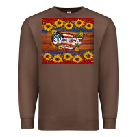 Chestnut usa map Premium Sweatshirt - Artiststas