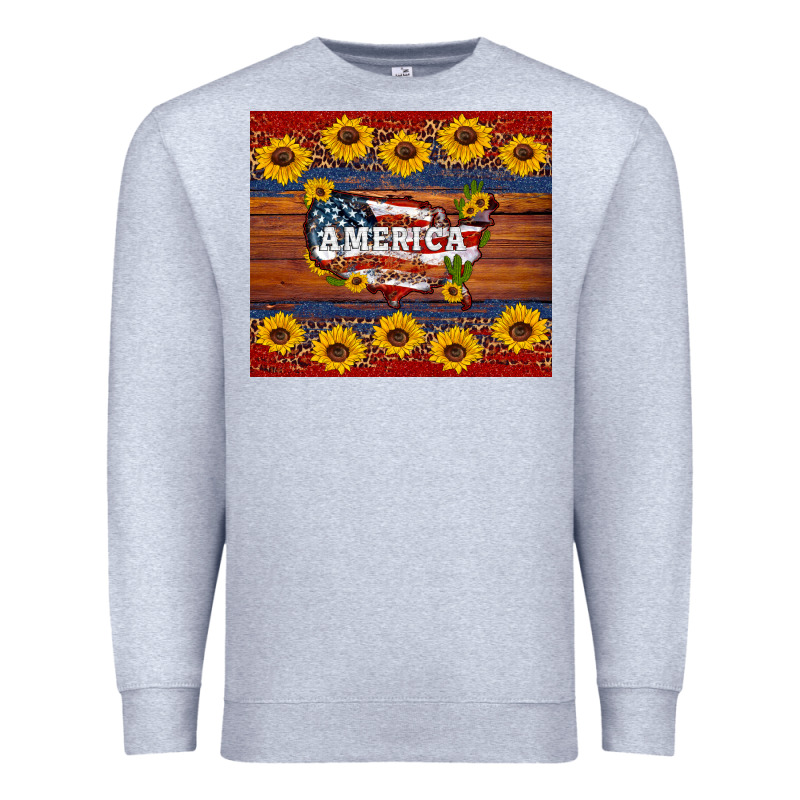 Usa Map Premium Sweatshirt by Artiststas | Teevron