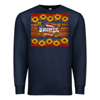 Navy usa map Premium Sweatshirt - Artiststas
