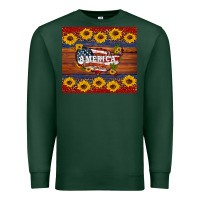 Sports Green usa map Premium Sweatshirt - Artiststas