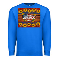 True Royal usa map Premium Sweatshirt - Artiststas