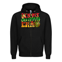 Black inmy christmas era Zipper Hoodie - CowhideDigitalArt