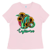 Bubblegum Pink Capricorn Zodiac Ladies Tee - Bettercallsaul