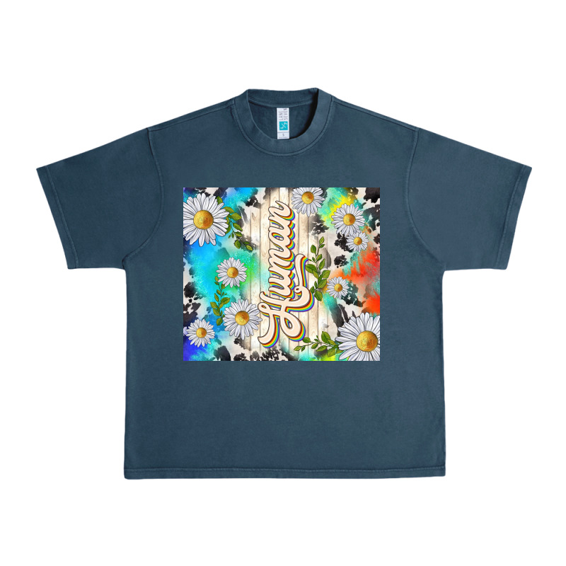 Human With Daisies Urban Heavy Tee by TumblerDesignByShophia | Teevron
