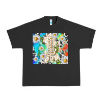 Pigment Black human with daisies Urban Heavy Tee - TumblerDesignByShophia