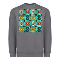 Storm native american aztec seamless pattern 3 Heavyweight Sweatshirt - BundleAndBundleShop