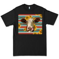 Black serape leopard hereford cattle mousepad Premium Tee - Jasminsmagicworld