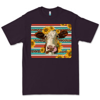 Plum serape leopard hereford cattle mousepad Premium Tee - Jasminsmagicworld