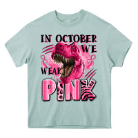 Arona in october we wear pink dinosaur Heavy Core Tee - LillyAllenDesigns