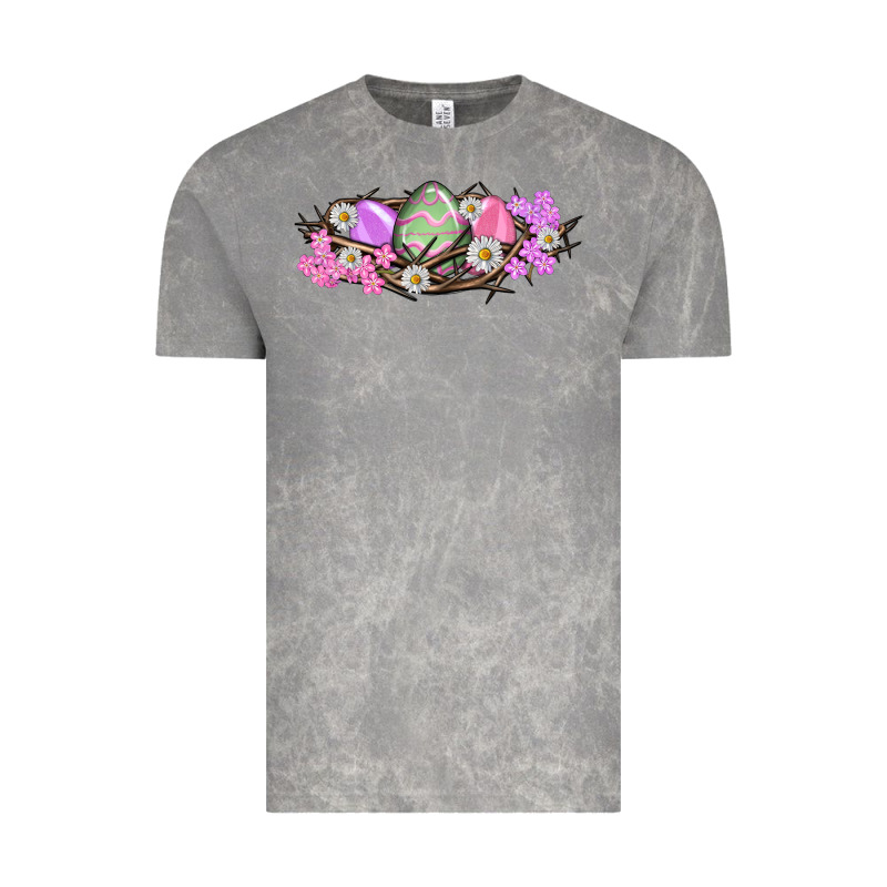 Easter Eggs And Crown Of Thorns Easter Day Vintage Tee by HowdyJamesFarm | Teevron