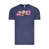 Vintage Denim Easter eggs and crown of thorns Easter Day Vintage Tee - HowdyJamesFarm