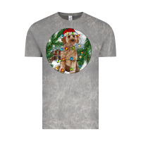 Cloud Rock Cockapoo Christmas Vintage Tee - RanaPortraitStore