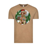 Vintage Coffee Cockapoo Christmas Vintage Tee - RanaPortraitStore