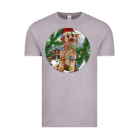 Vintage Zinc Cockapoo Christmas Vintage Tee - RanaPortraitStore