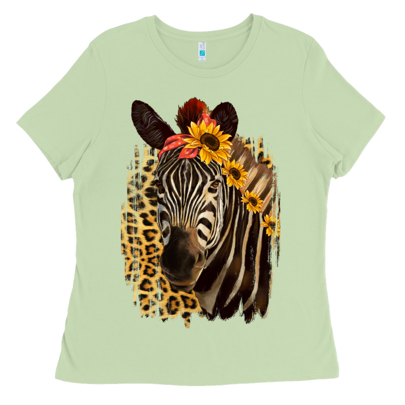 Zebra With Sunflowers Ladies Tee by Bettercallsaul | Teevron