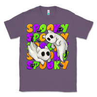 Lavender Spooky with Ghost Cats Classic Tee - texasbilliewilder