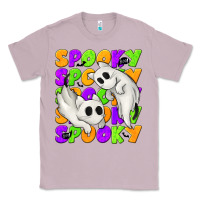 Lilac Spooky with Ghost Cats Classic Tee - texasbilliewilder