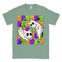 Sage Spooky with Ghost Cats Classic Tee - texasbilliewilder