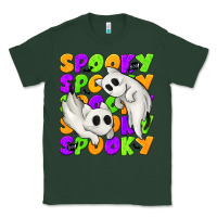 Sports Green Spooky with Ghost Cats Classic Tee - texasbilliewilder