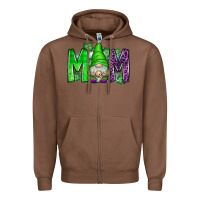 Chestnut st patricks day mom gnome Zipper Hoodie - CowhideDigitalArt