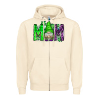 Sandshell st patricks day mom gnome Zipper Hoodie - CowhideDigitalArt