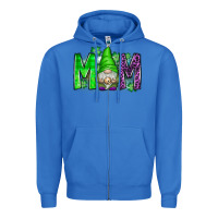 True Royal st patricks day mom gnome Zipper Hoodie - CowhideDigitalArt