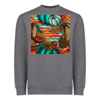 Storm western thanksgiving seamless pattern Heavyweight Sweatshirt - BundleAndBundleShop