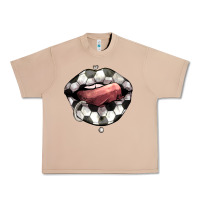 Burro Soccer lips Urban Heavy Tee - HowdyJamesFarm