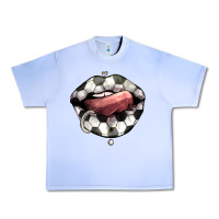 Grape Ice Soccer lips Urban Heavy Tee - HowdyJamesFarm