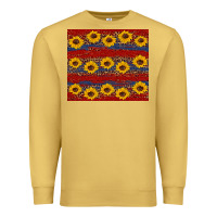 Antique Gold usa and sunflower pattern Premium Sweatshirt - Artiststas