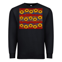 Black usa and sunflower pattern Premium Sweatshirt - Artiststas