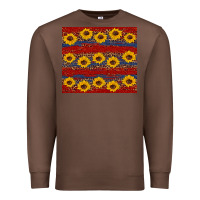 Chestnut usa and sunflower pattern Premium Sweatshirt - Artiststas