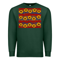 Sports Green usa and sunflower pattern Premium Sweatshirt - Artiststas