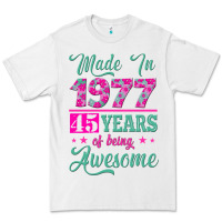 White made in 1977, 45 years of being awesome Premium Tee - Jasminsmagicworld