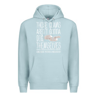 Blue Mist Clam Diggers Funny Quote Gift Long Beach Peninsula Premium Hoodie - minhPixels
